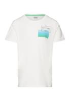T Shirt With Frontprint Tops T-Kortærmet Skjorte White Lindex
