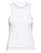 Alisson - Heavy Rib Tops T-shirts & Tops Sleeveless White Day Birger Et Mikkelsen