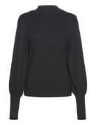 Vmhollykarispuff Ls Highnk Pullov Ga Boo Tops Knitwear Jumpers Black Vero Moda