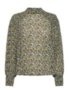 Mschjamela Rikkelie Top Aop Tops Blouses Long-sleeved Multi/patterned MSCH Copenhagen