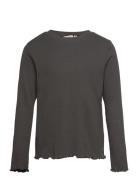 T-Shirt Else Tops T-shirts Long-sleeved T-Skjorte Grey Wheat