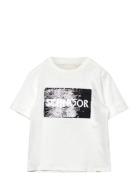 T-Shirt Tops T-Kortærmet Skjorte White Sofie Schnoor Baby And Kids