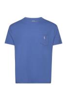 Classic Fit Pocket T-Shirt Tops T-Kortærmet Skjorte Blue Polo Ralph Lauren