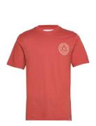 Donovan T-Shirt Tops T-Kortærmet Skjorte Red Les Deux