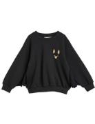 Bat Sleeve Sweatshirt Tops Sweatshirts & Hoodies Sweatshirts Black Mini Rodini