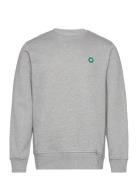 Tye Sweatshirt Gots Tops Sweatshirts & Hoodies Sweatshirts Grey Double A By Wood Wood