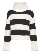 Knitted Sweater Polo Tops Knitwear Pullovers Multi/patterned Lindex