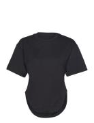 Asmc Crfd Hem T Sport T-shirts & Tops Short-sleeved Black Adidas By Stella McCartney