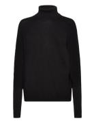 Women Sweaters Long Sleeve Tops Knitwear Turtleneck Black Esprit Casual