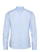 Onssky Life Ls Slm Solid Poplin Shirt Bf Tops Shirts Casual Blue ONLY & SONS