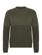 Onstegan Reg 5 Cb Wool Crew Knit Bf Tops Knitwear Round Necks Khaki Green ONLY & SONS