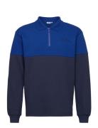 Toyohashi Polo Long Sleeve Shirt Sport Sweatshirts & Hoodies Sweatshirts Blue FILA