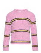 Tndada Knit Pullover Tops Knitwear Pullovers Pink The New