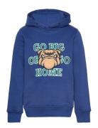 Tnhaddon Hoodie Tops Sweatshirts & Hoodies Hoodies Blue The New