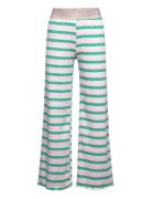 Tnhailee Wide Rib Pants Bottoms Trousers Multi/patterned The New