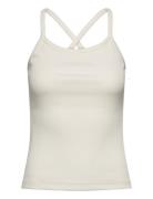 Winnie Rib Singlet Tops T-shirts & Tops Sleeveless Cream Residus