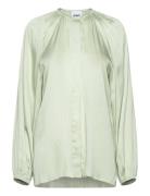 Nadia - Modern Drape Tops Blouses Long-sleeved Green Day Birger Et Mikkelsen