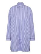 Aspen - Classic Cotton Stripe Tops Shirts Long-sleeved Blue Day Birger Et Mikkelsen