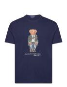 Classic Fit Polo Bear Jersey T-Shirt Tops T-Kortærmet Skjorte Navy Polo Ralph Lauren