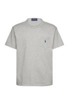 10/1 Jersey-Ssl-Tsh Tops T-Kortærmet Skjorte Grey Polo Ralph Lauren