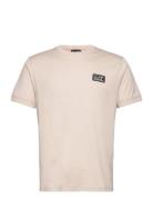 T-Shirts Tops T-Kortærmet Skjorte Beige EA7