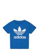 Trefoil Tee Sport T-Kortærmet Skjorte Blue Adidas Originals