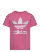 Trefoil Tee Sport T-Kortærmet Skjorte Pink Adidas Originals