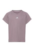 Jg Tee Lux Sport T-Kortærmet Skjorte Pink Adidas Performance