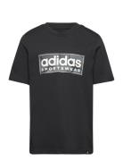 B Camo Lin T Sport T-Kortærmet Skjorte Black Adidas Sportswear