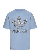 Tee Sport T-Kortærmet Skjorte Blue Adidas Originals