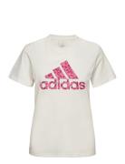 W Animal Gt Sport T-shirts & Tops Short-sleeved White Adidas Sportswear
