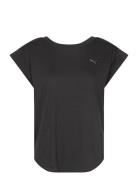 Studio Foundations Tee Sport T-shirts & Tops Short-sleeved Black PUMA