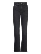 High-Rise Straight Fit Jean Bottoms Jeans Straight-regular Black Polo Ralph Lauren