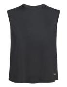Laser Mesh Muscle Tank Sport T-shirts & Tops Sleeveless Black Casall