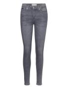 Mid Rise Skinny Bottoms Jeans Skinny Grey Calvin Klein Jeans