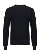 Core Crew Sweater Tops Knitwear Round Necks Black Dockers