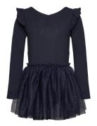 Gymsuit Dresses & Skirts Dresses Casual Dresses Long-sleeved Casual Dresses Navy Sofie Schnoor Baby And Kids
