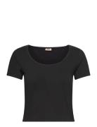 Mars Corset Tee Caviar Tops T-shirts & Tops Short-sleeved Black LEVI´S Women