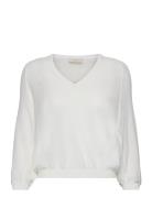 Fqbatzy-Blouse Tops Knitwear Jumpers White FREE/QUENT