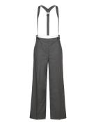 Pants W. Suspenders Bottoms Trousers Suitpants Grey REMAIN Birger Christensen