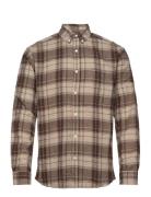 Onsluka Reg Ls Check Shirt Tops Shirts Casual Beige ONLY & SONS