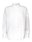 Slfdina-Sanni Ls Shirt Noos Tops Shirts Long-sleeved White Selected Femme