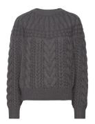 Sweater Loreen Tops Knitwear Jumpers Grey Lindex