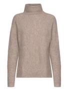 Luca Alpaca Sweater Tops Knitwear Turtleneck Beige Ella&il