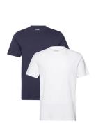 2 Pack Tee Tops T-Kortærmet Skjorte Navy Wrangler