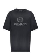 Affection Oceanic Tee Tops T-shirts & Tops Short-sleeved Grey HOLZWEILER