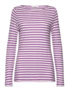 T-Shirts Long Sleeve Tops T-shirts & Tops Long-sleeved Purple Marc O'Polo