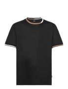 Thompson 211 Tops T-Kortærmet Skjorte Black BOSS