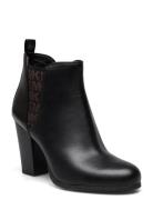 Evaline Heeled Bootie Shoes Boots Ankle Boots Ankle Boots With Heel Black Michael Kors