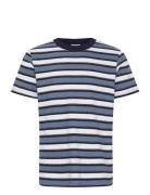 Cfthor Terry Striped Tee Tops T-Kortærmet Skjorte Blue Casual Friday